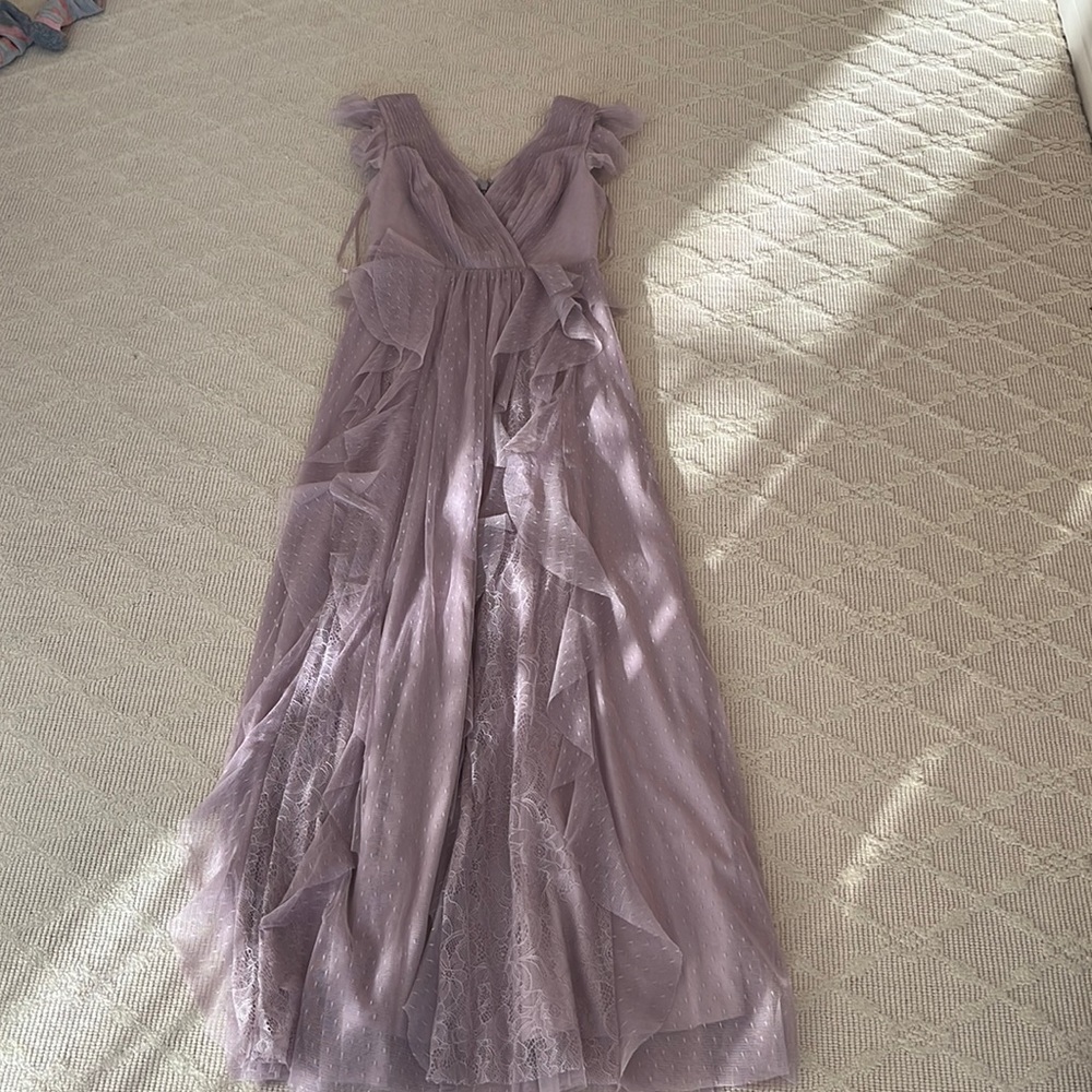 Bcbg Purple Gown